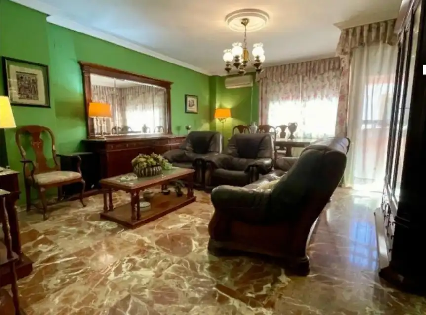 Wohnzimmer von Wohnung zum Verkauf in Dos Hermanas mit Klimaanlage, Terrasse und Möbliert