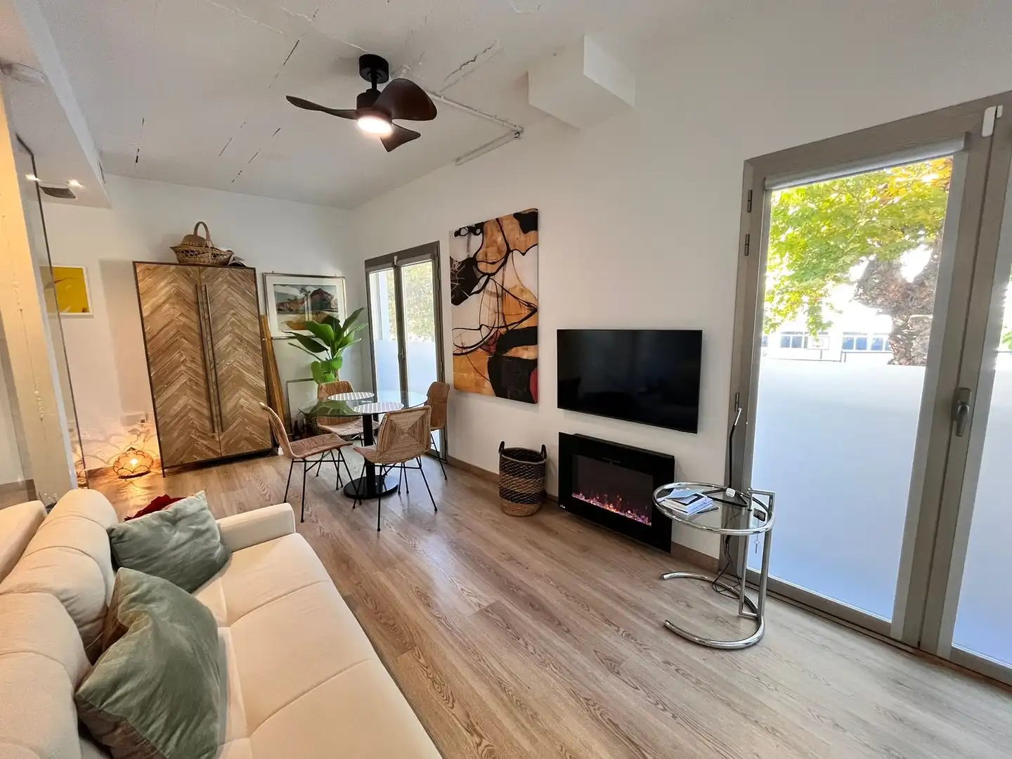 Sala de estar de Ático en venta en Marbella con Aire acondicionado y Terraza