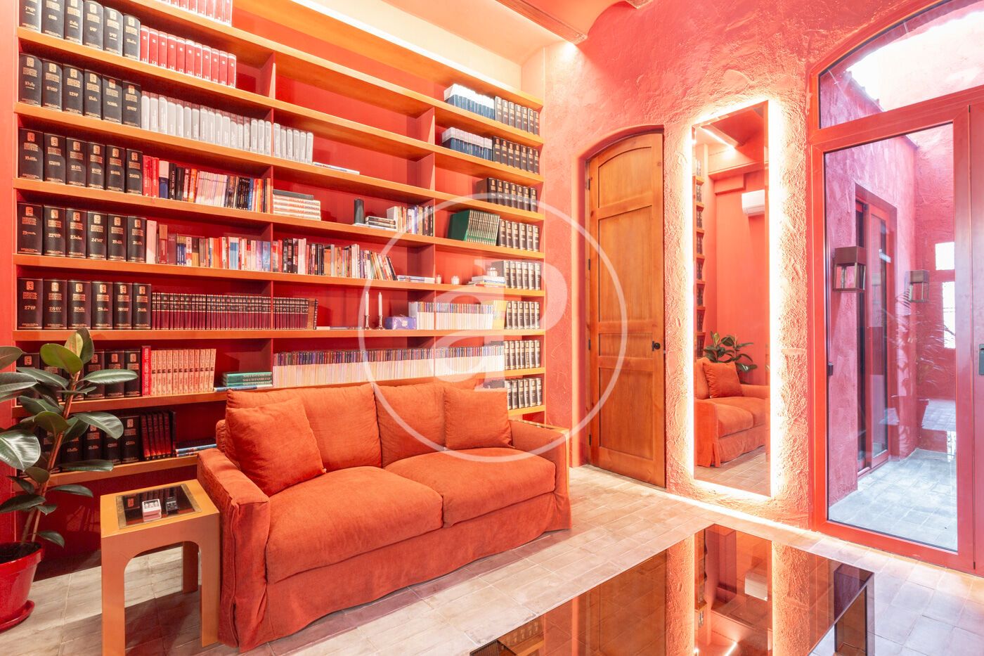 Sala de estar de Casa adosada en venta en  Valencia Capital con Aire acondicionado, Calefacción y Amueblado