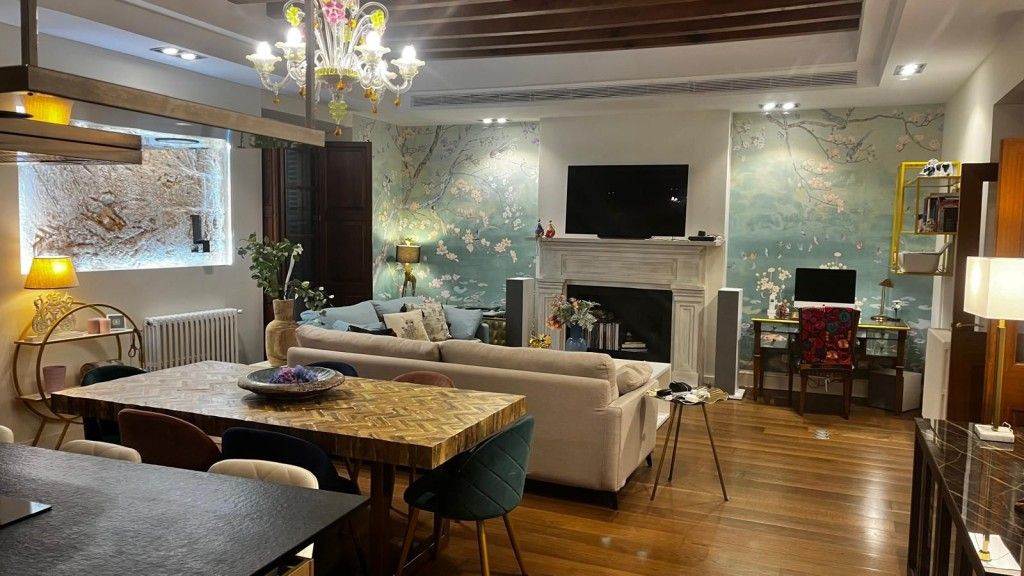 Sala d'estar de Dúplex en venda en  Palma de Mallorca amb Aire condicionat, Calefacció i Parquet