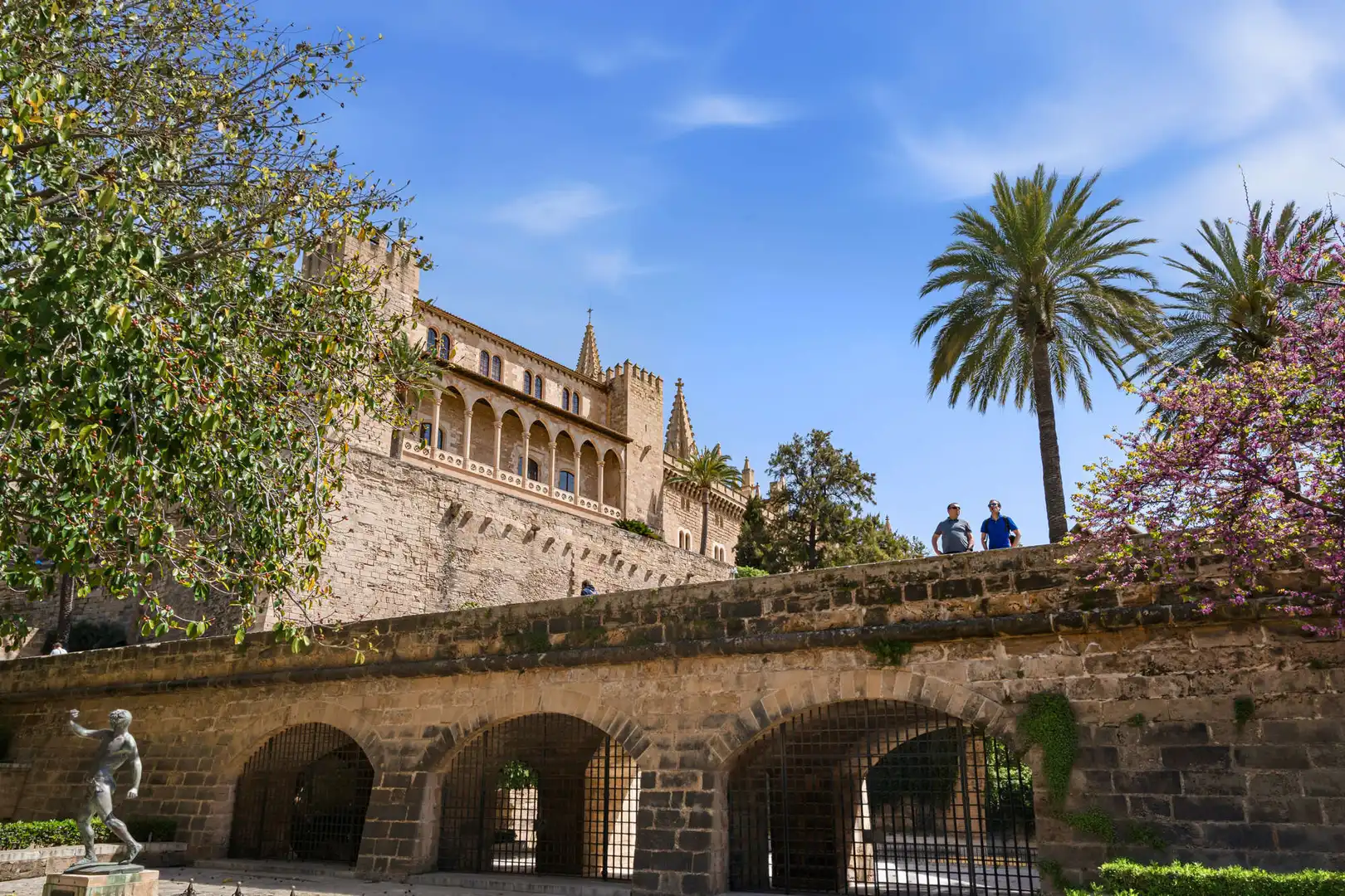 Außenansicht von Erdgeschoss zum Verkauf in  Palma de Mallorca mit Klimaanlage, Parkett und Möbliert