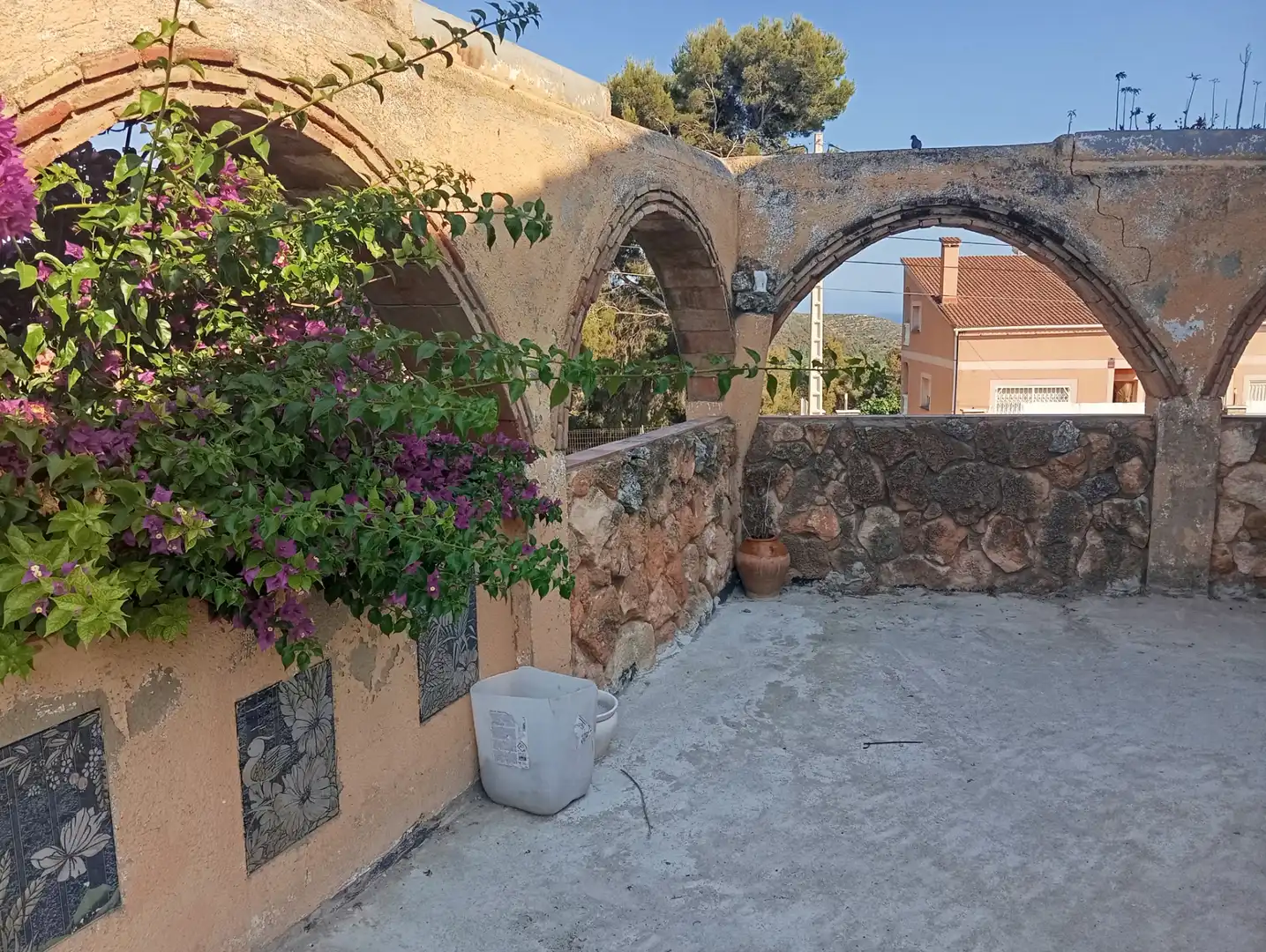 Terraza de Casa o chalet de alquiler en Bellvei con Se aceptan mascotas