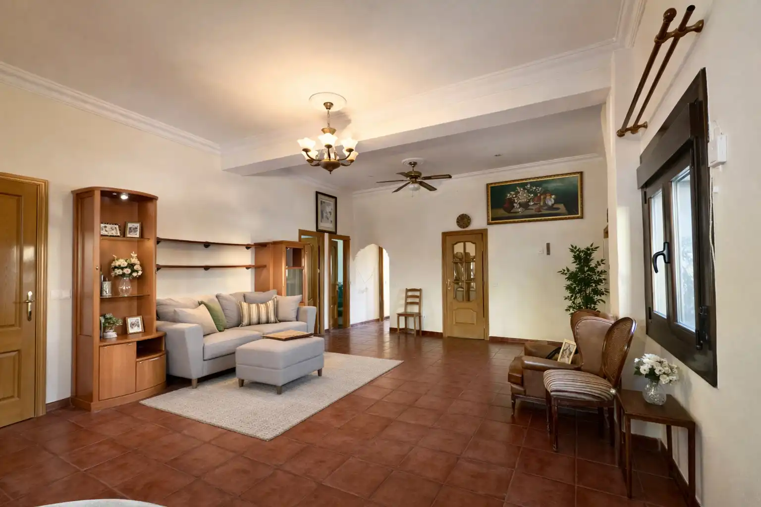 Sala d'estar de Casa o xalet en venda en Hoyo de Manzanares