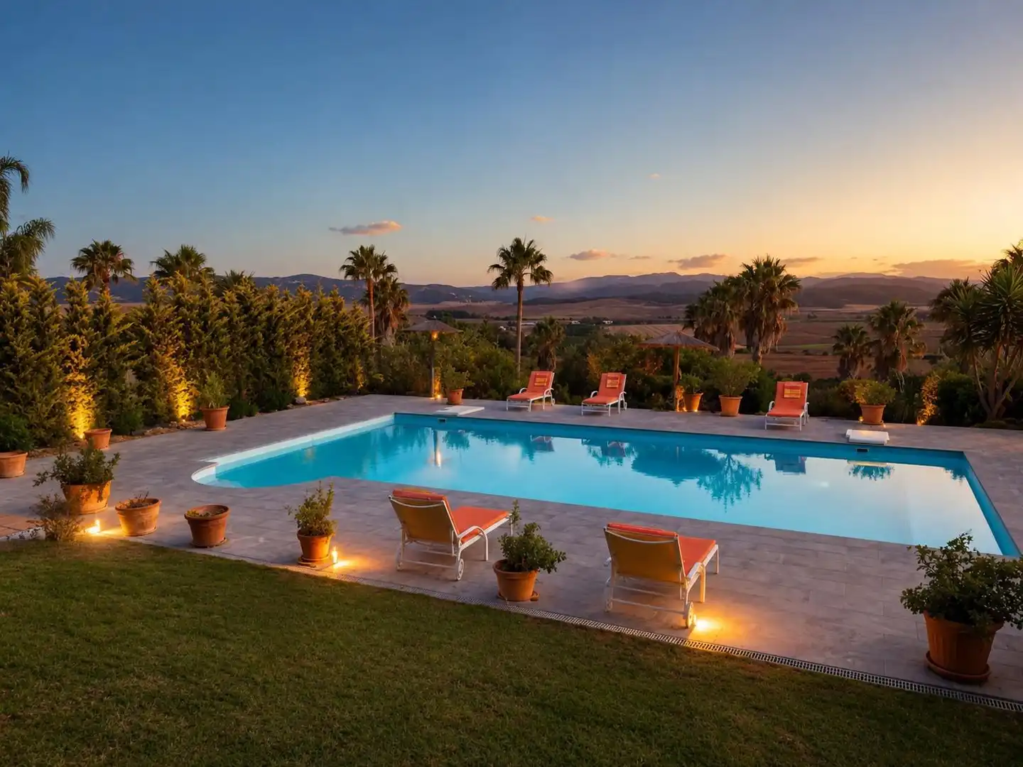 Piscina de Casa o xalet en venda en Benalup-Casas Viejas amb Aire condicionat, Calefacció i Jardí privat
