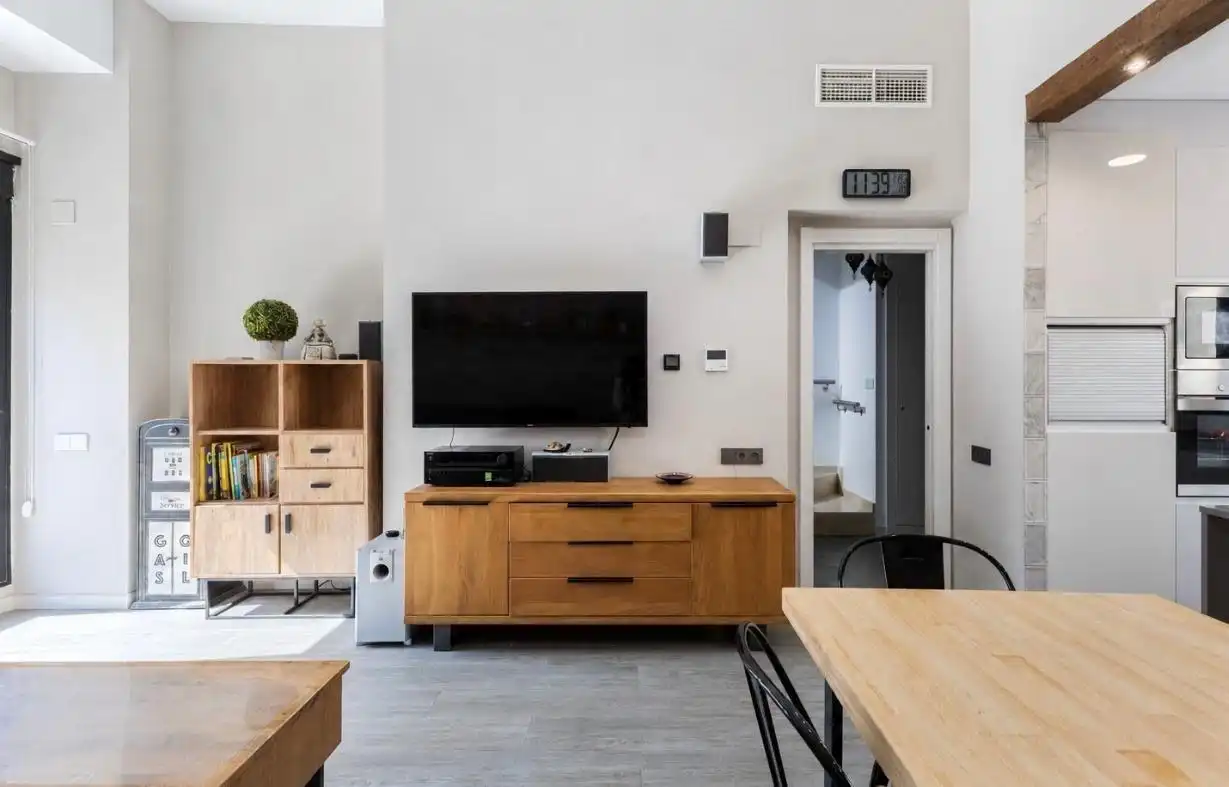 Sala de estar de Casa adosada en venta en Valencia con Aire acondicionado, Jardín privado y Terraza