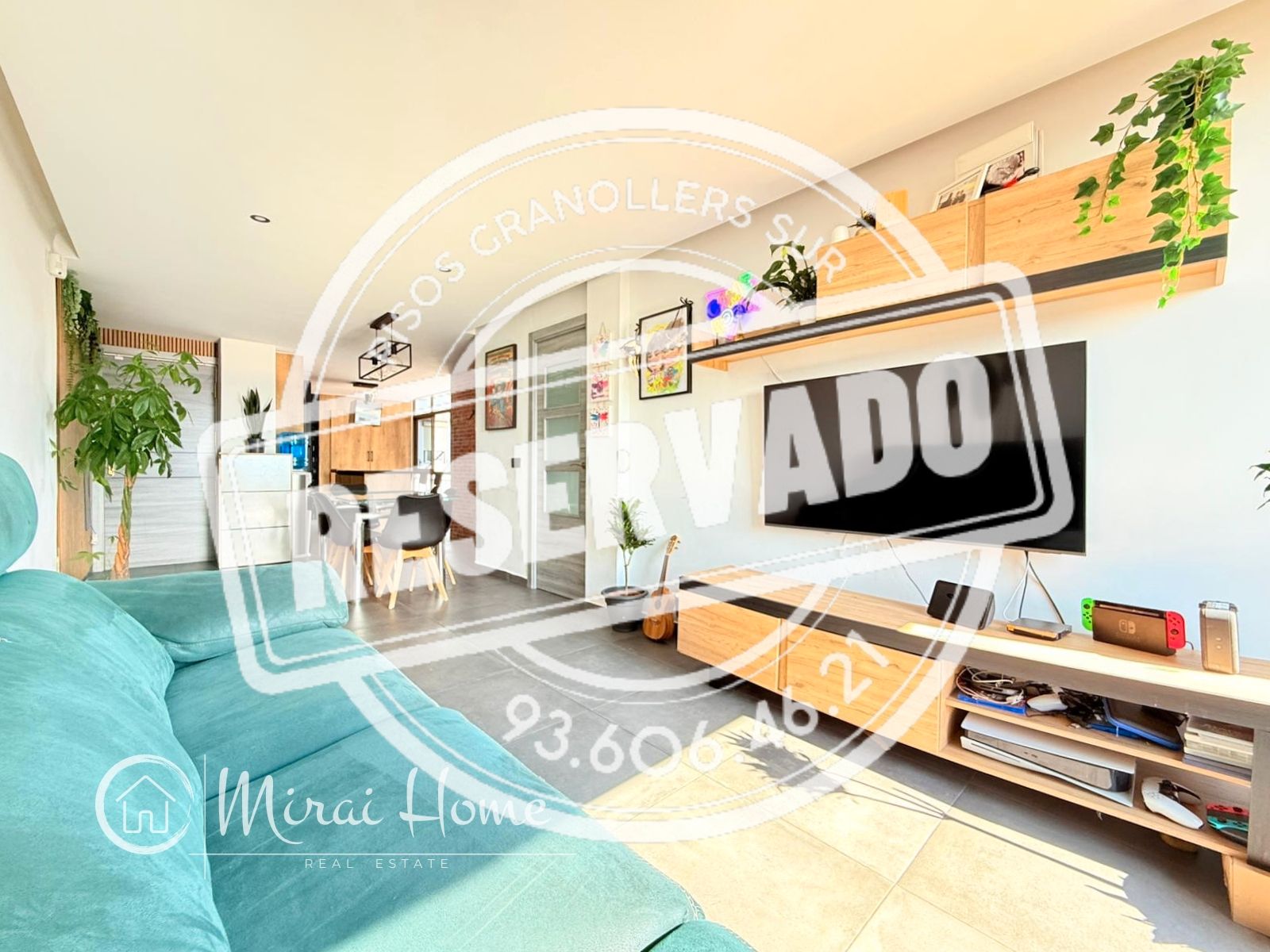 Living room of Flat for sale in Granollers  with Balcony