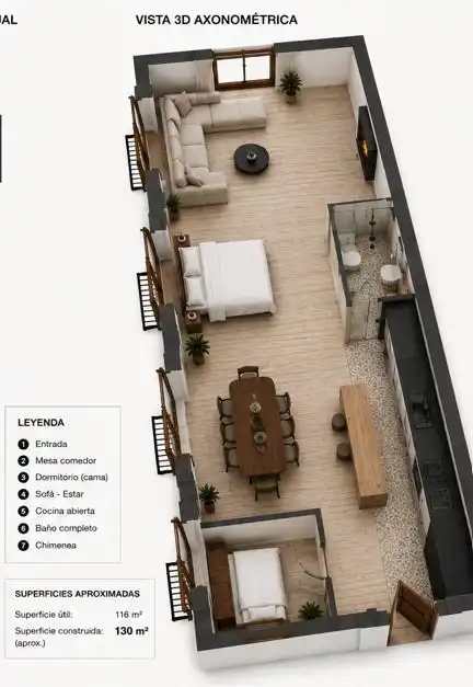 Terrassa de Àtic en venda en Ugíjar amb Terrassa