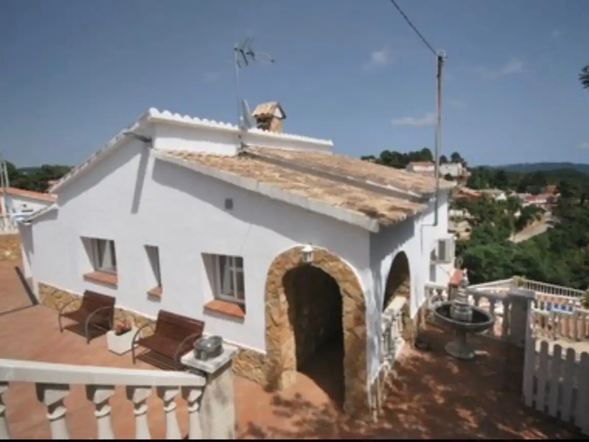 Exterior view of Houses for sale in Lloret de Mar  with Air Conditioner, Heating and Private garden