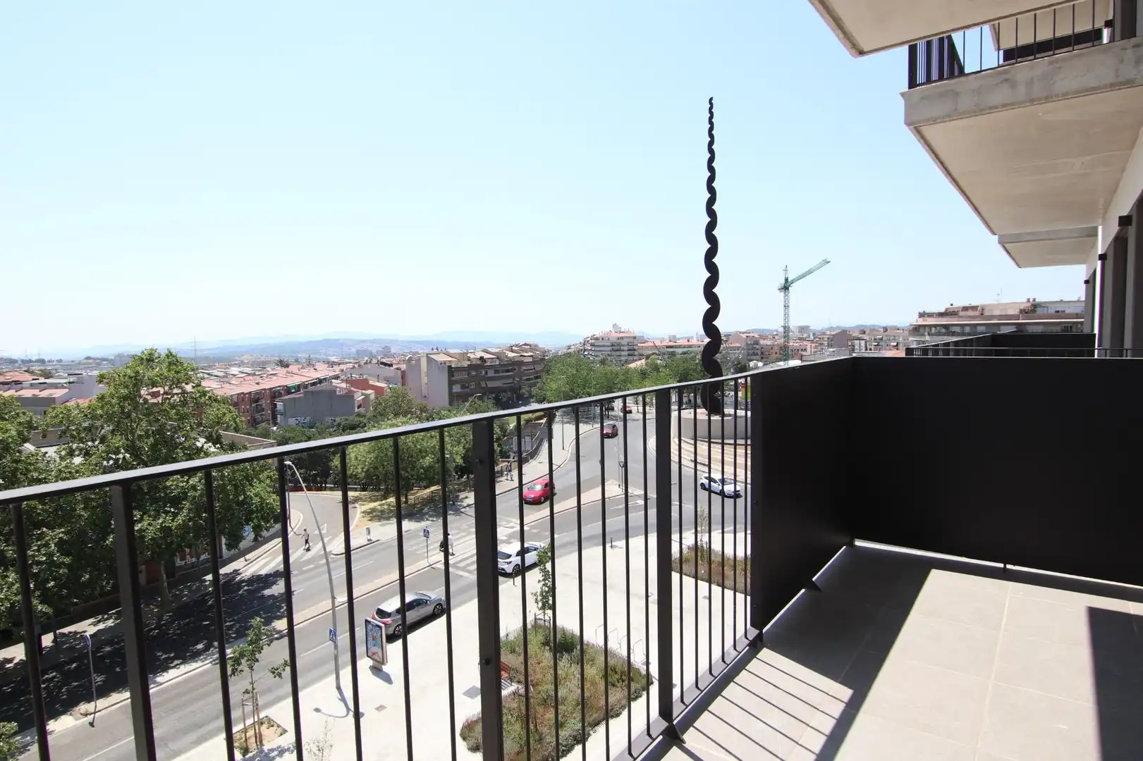 Terraza de Piso de alquiler en Terrassa con Aire acondicionado, Calefacción y Jardín privado