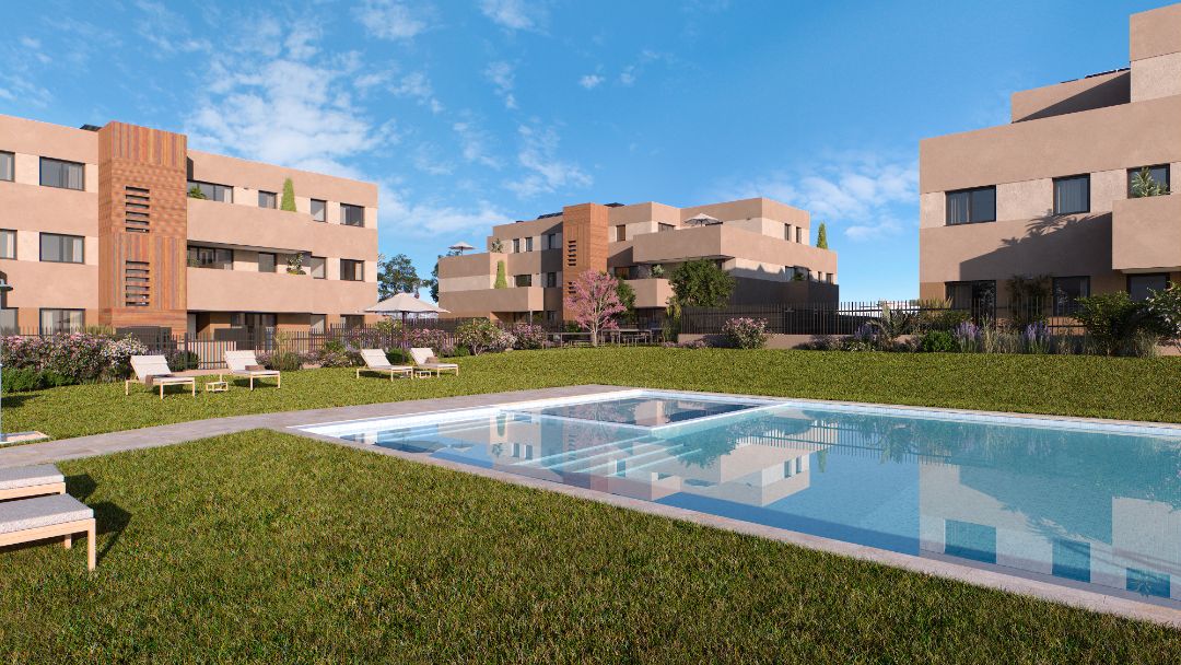 Schwimmbecken von Wohnung zum Verkauf in Castell d'Aro, Platja d'Aro i s'Agaró mit Klimaanlage, Heizung und Terrasse