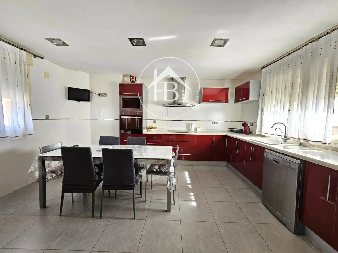 Cocina de Casa o chalet en venta en Mutxamel con Aire acondicionado, Calefacción y Terraza