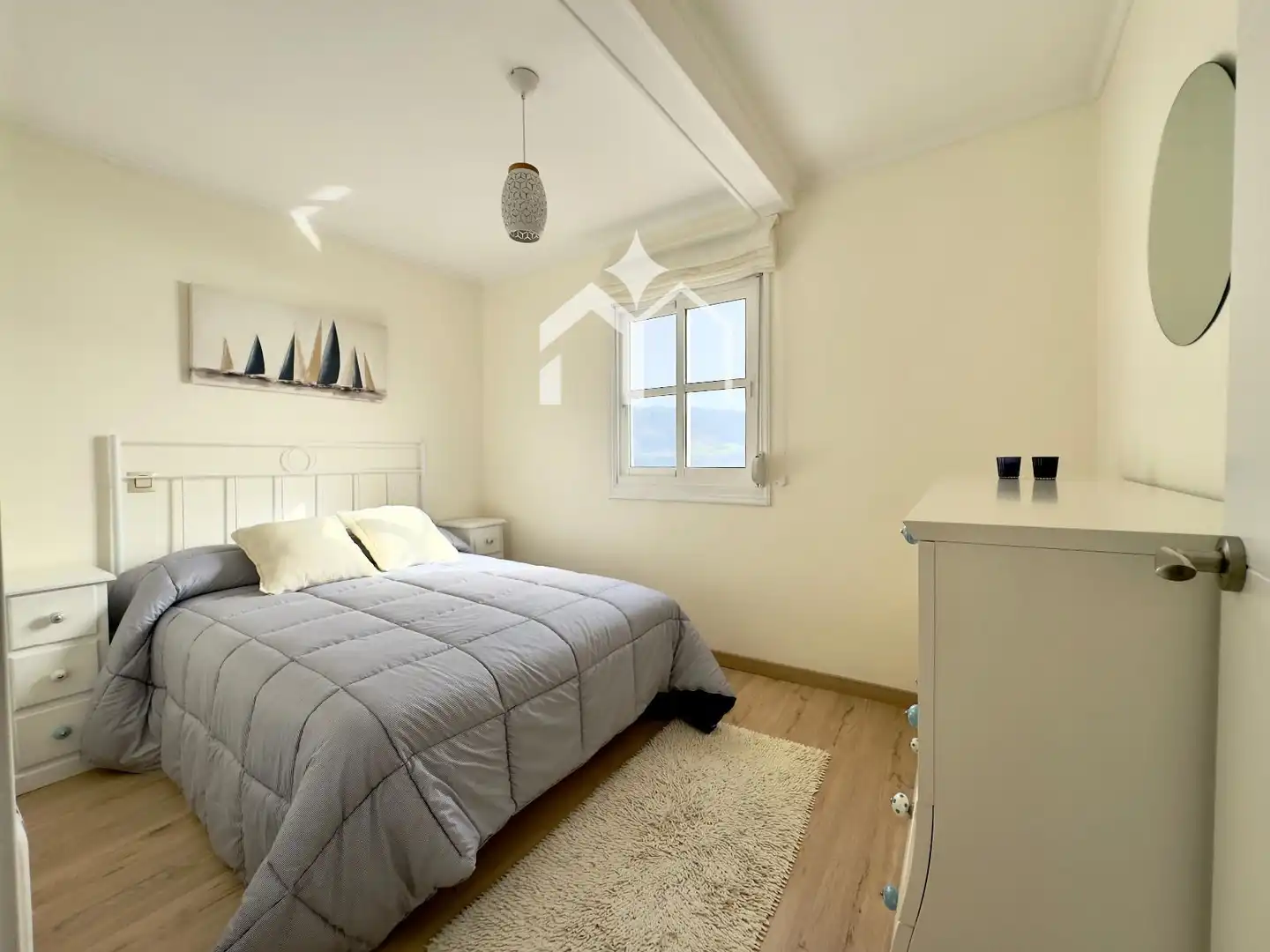 Bedroom of Houses for sale in Moaña  with Heating, Private garden and Parquet flooring