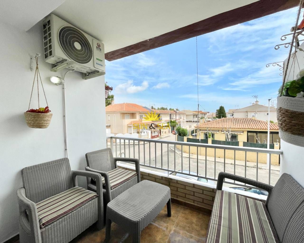 Terrassa de Apartament de lloguer en San Pedro del Pinatar amb Aire condicionat, Calefacció i Terrassa