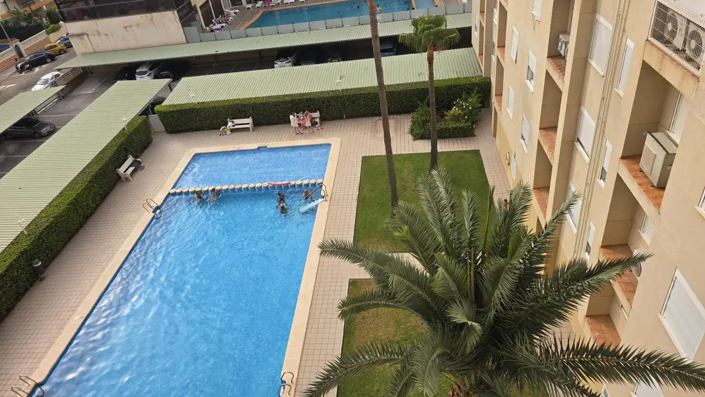 Piscina de Apartamento de alquiler en Gandia con Terraza, Amueblado y Piscina comunitaria