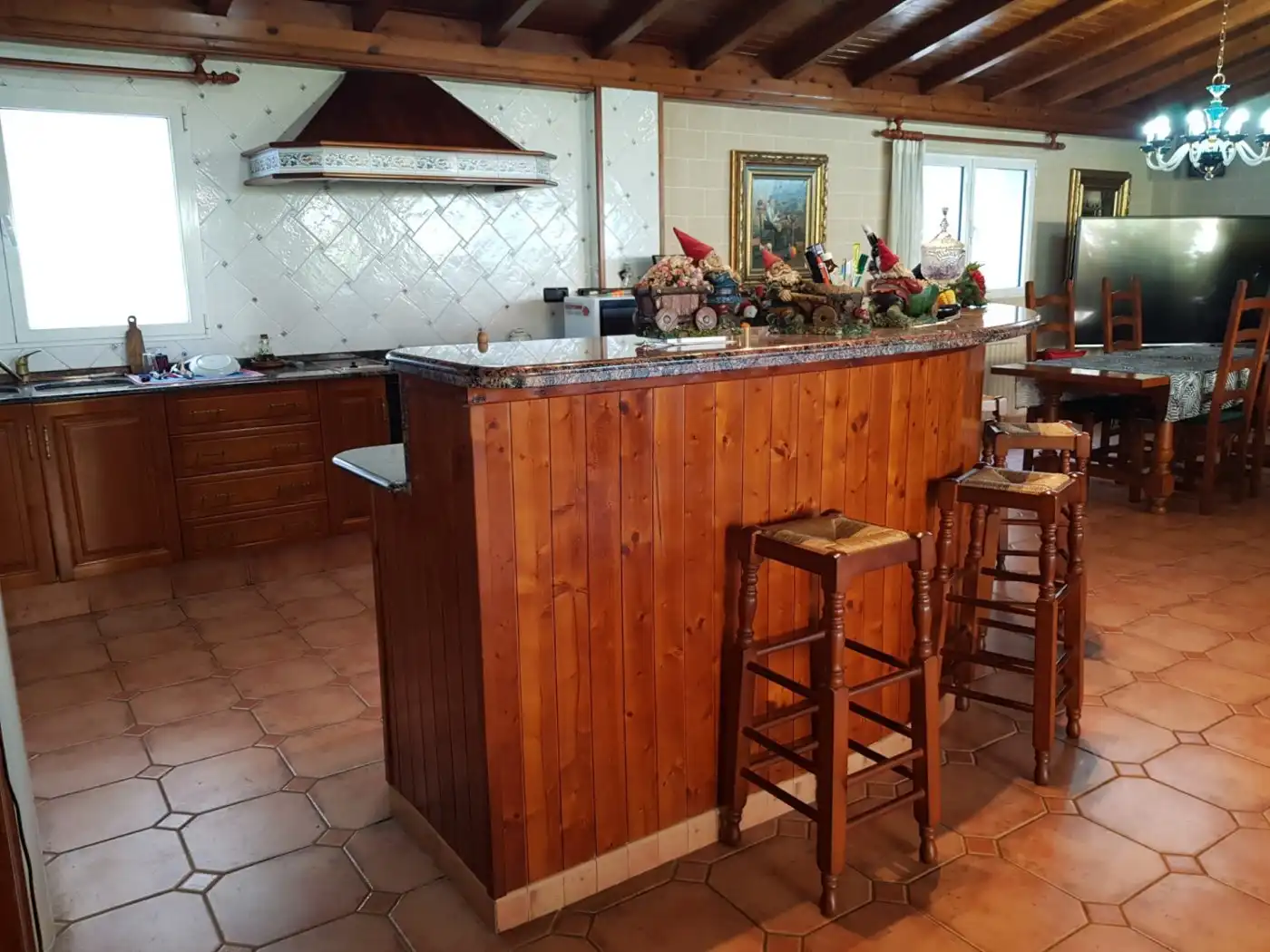 Cuina de Casa adosada en venda en Albaida amb Aire condicionat, Calefacció i Balcó