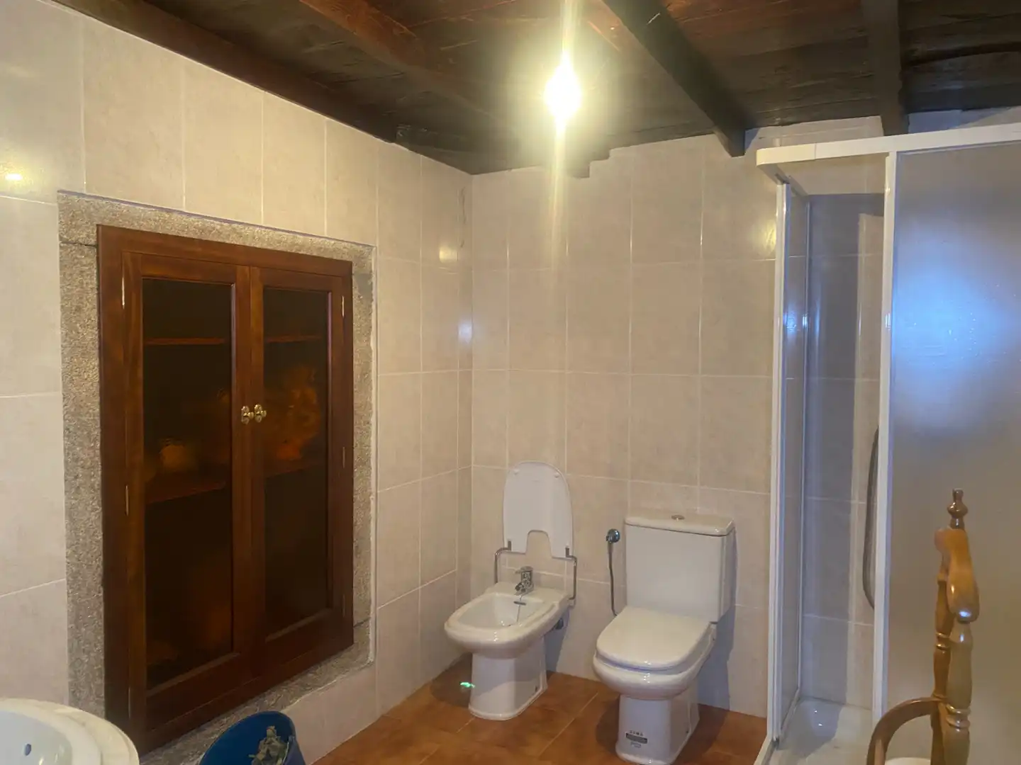 Bathroom of Houses for sale in Lalín  with Private garden, Parquet flooring and Terrace