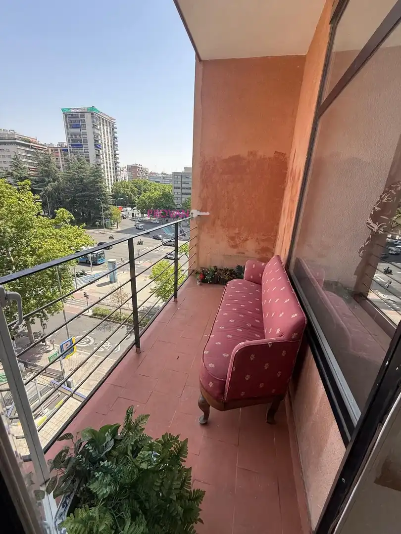 Terrasse von Wohnung zur Miete in Madrid mit Klimaanlage, Heizung und Parkett