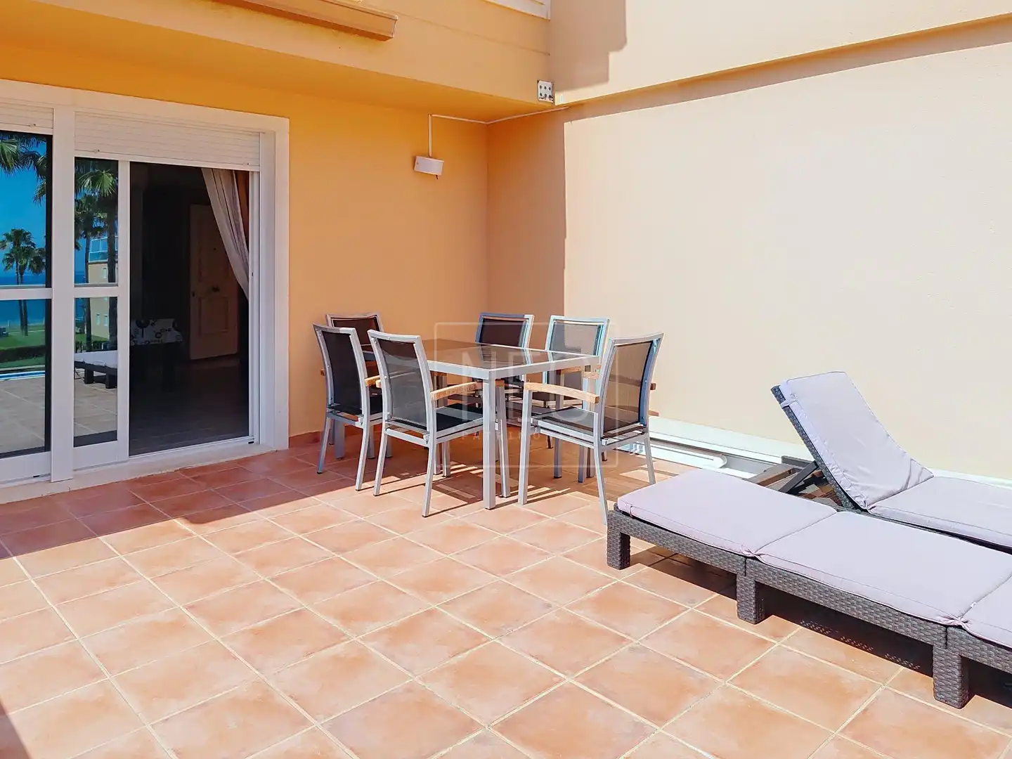 Terrace of Flat for sale in Dénia  with Air Conditioner, Private garden and Terrace