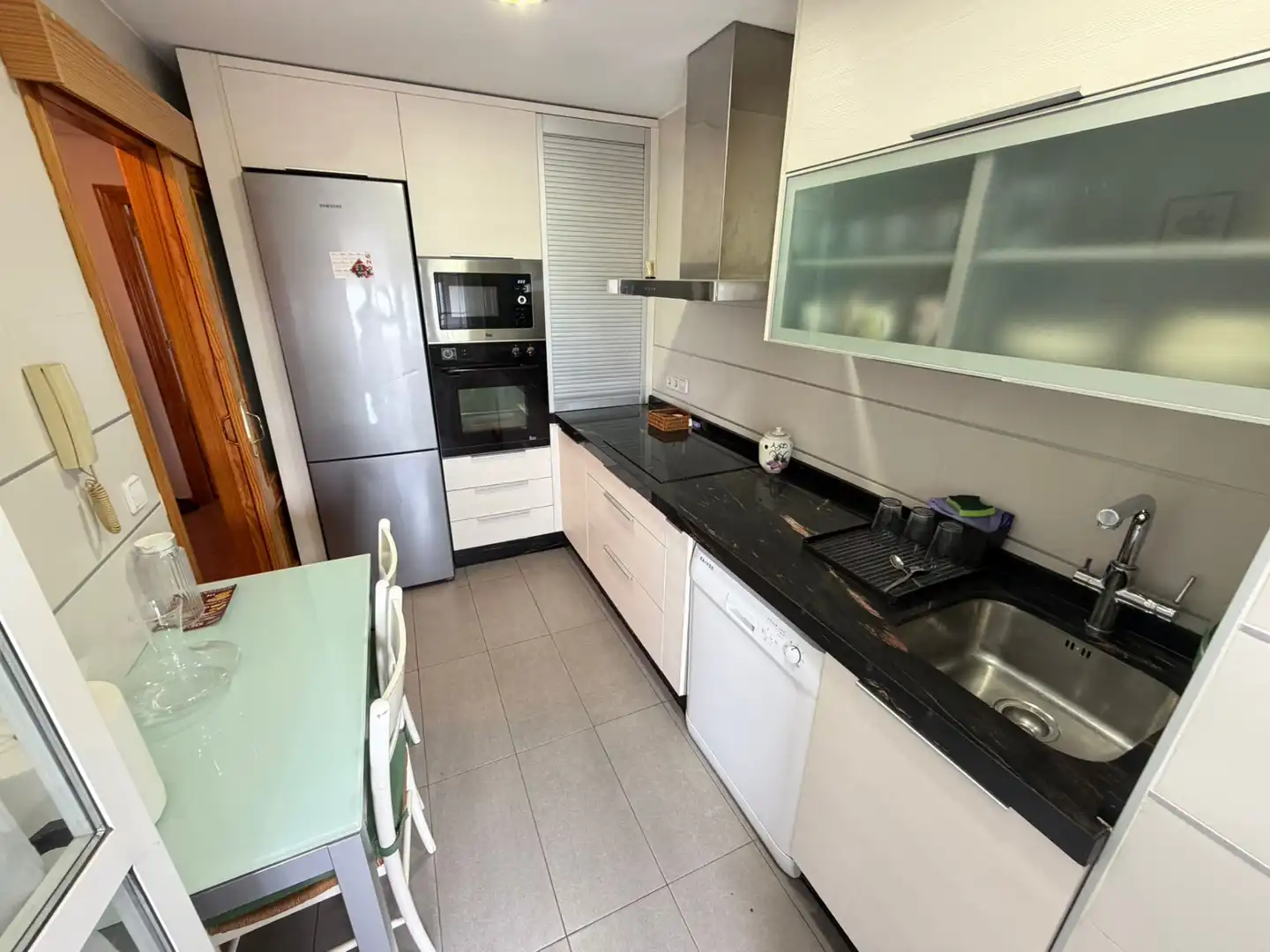 Kitchen of Flat for sale in Murcia  with Air Conditioner, Storage room and Furnished