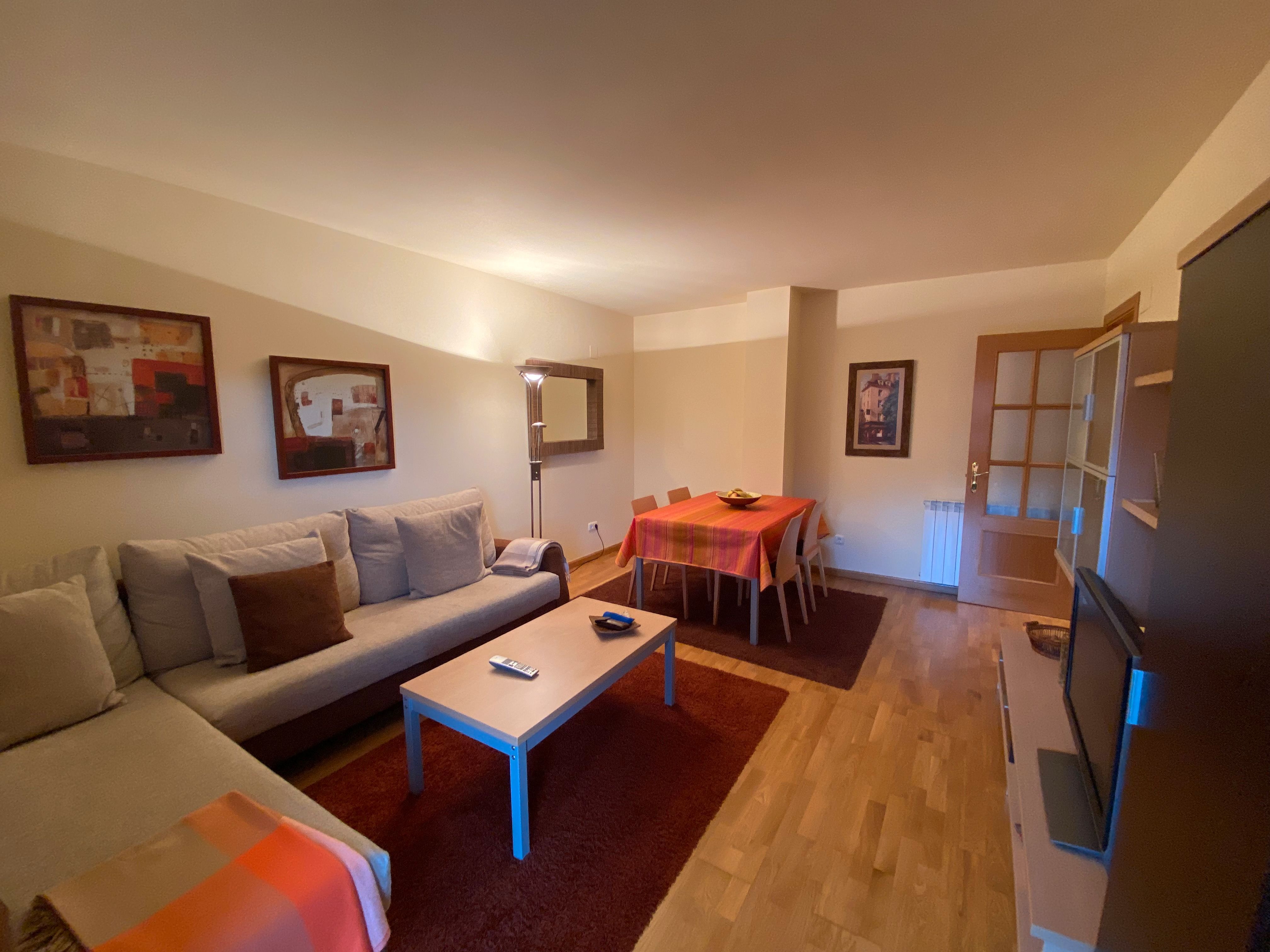 Sala d'estar de Pis en venda en Jaca amb Parquet, Terrassa i Traster