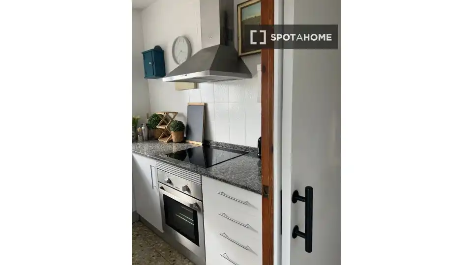 Küche von Wohnung zur Miete in Cànoves I Samalús mit Klimaanlage, Heizung und Möbliert