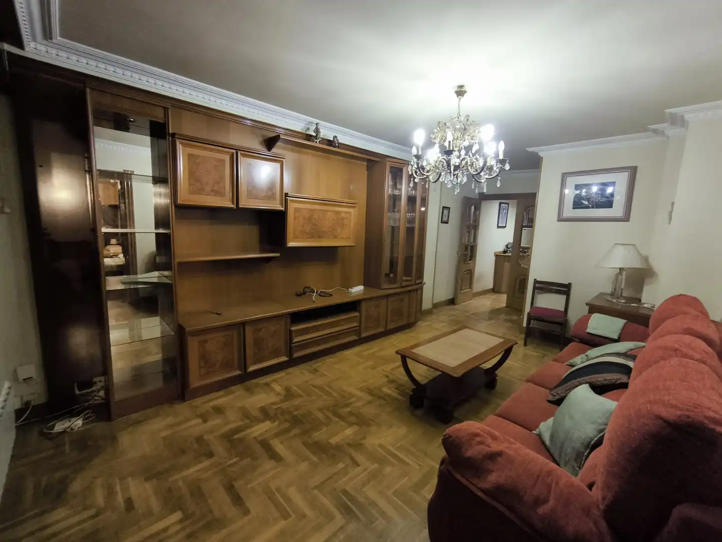 Sala de estar de Piso en venta en Barakaldo  con Calefacción, Jardín privado y Amueblado