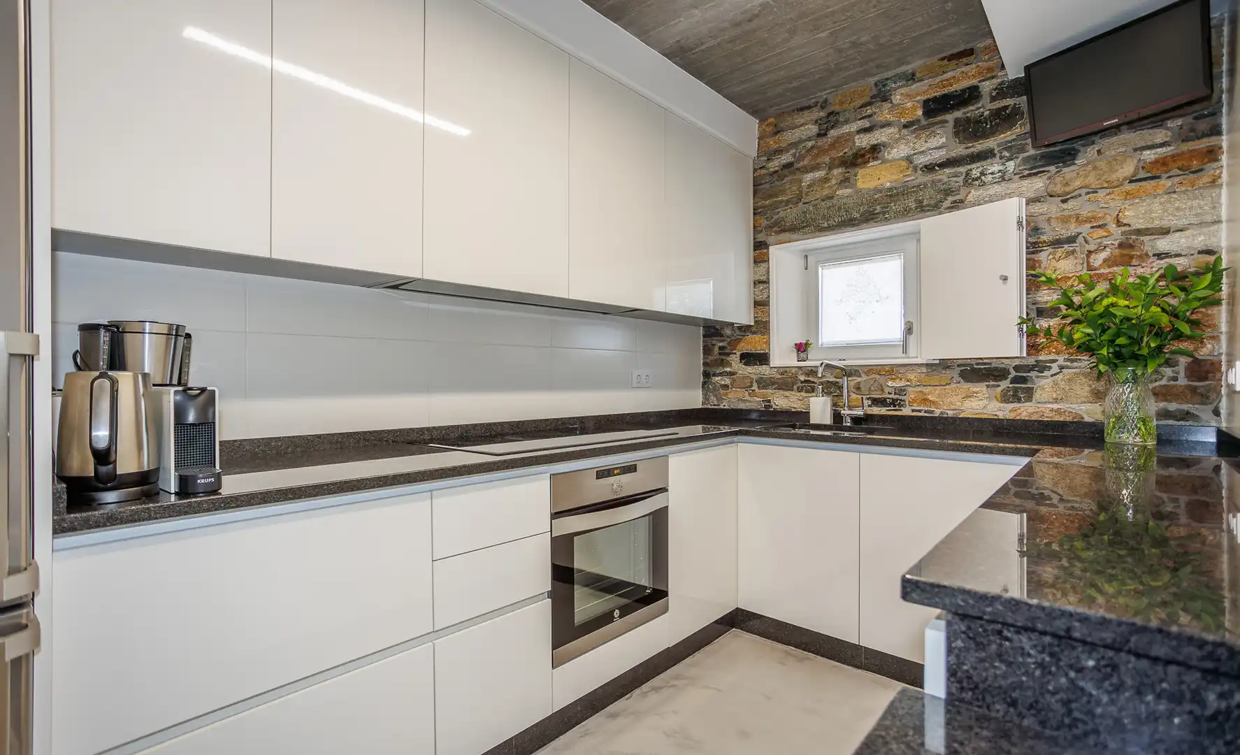 Cocina de Casa o chalet en venta en Melide con Amueblado