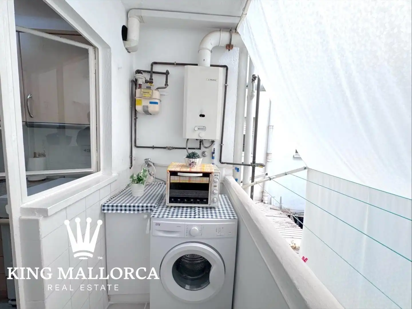 Balcony of Flat for sale in  Palma de Mallorca  with Air Conditioner, Heating and Terrace