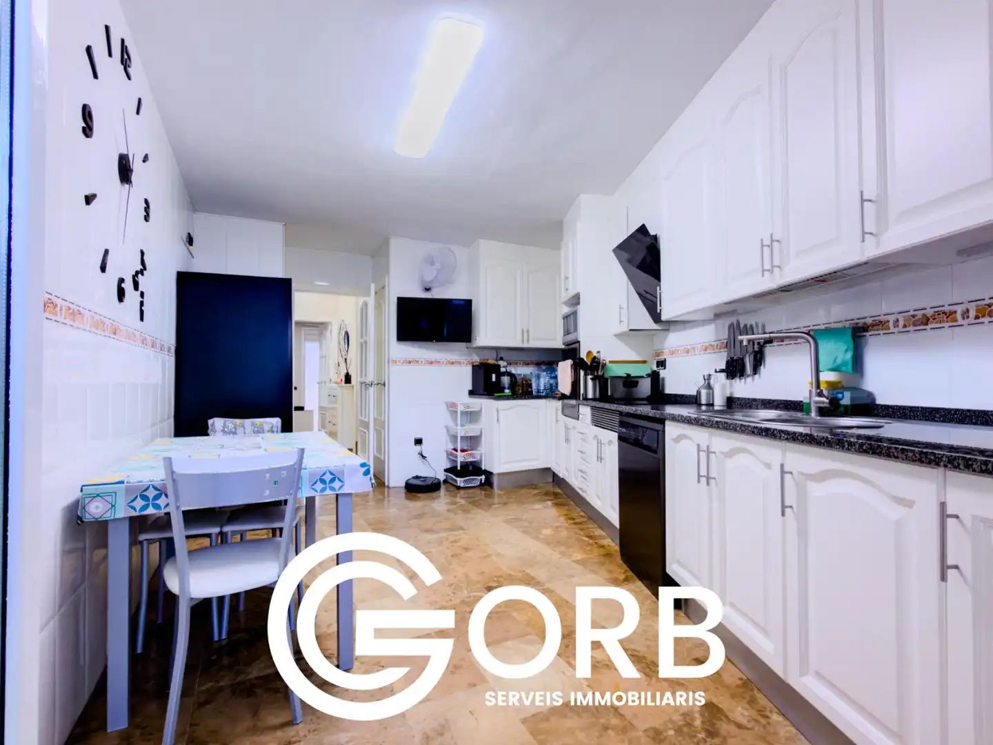 Kitchen of Duplexes for sale in Mataró  with Heating, Terrace and Storage room
