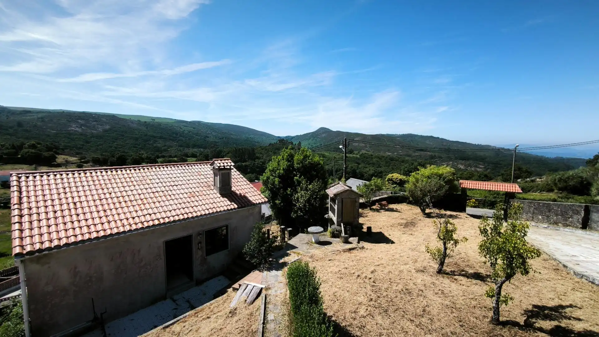 Vista exterior de Casa o chalet en venta en A Lama   con Calefacción, Trastero y Balcón