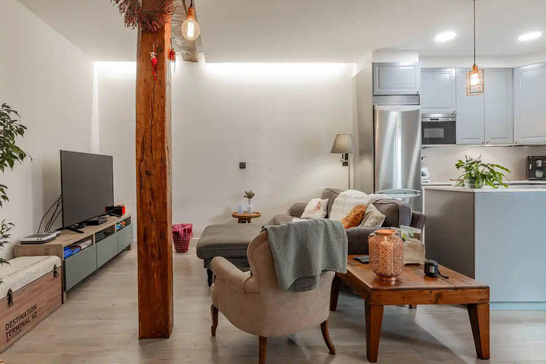 Sala de estar de Piso en venta en Donostia - San Sebastián  con Calefacción y Trastero
