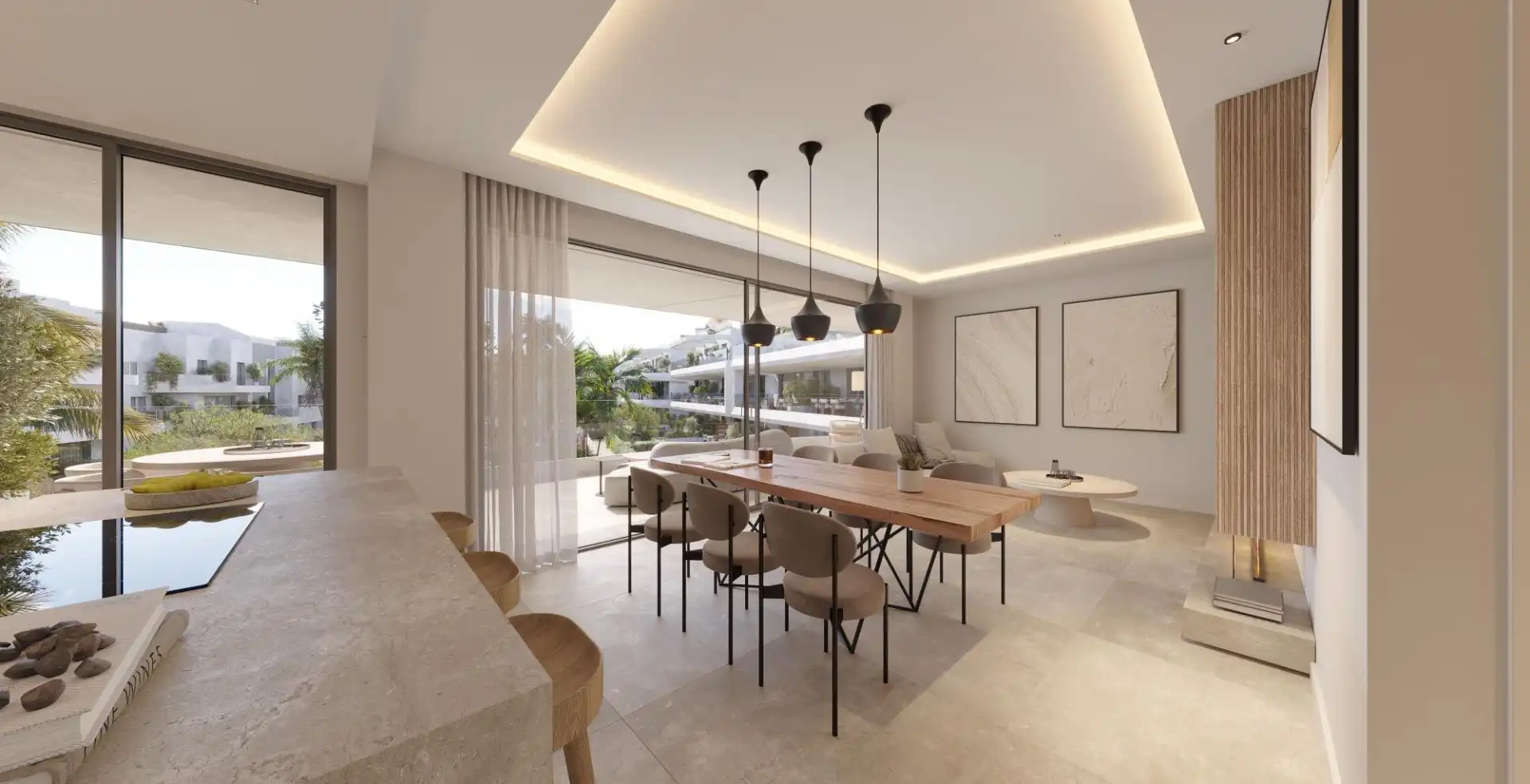 Comedor de Planta baja en venta en Estepona con Aire acondicionado, Jardín privado y Terraza