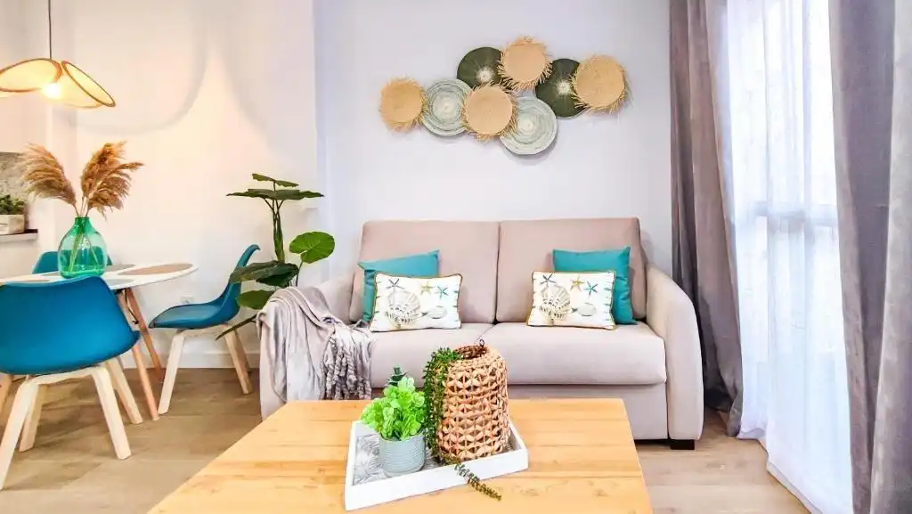 Living room of Apartments for sale in Marbella  with Air Conditioner, Heating and Private garden