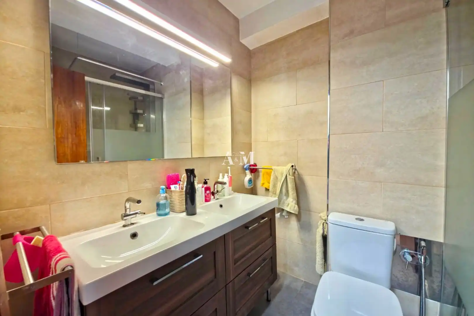 Badezimmer von Wohnung zur Miete in Orihuela mit Klimaanlage, Heizung und Terrasse