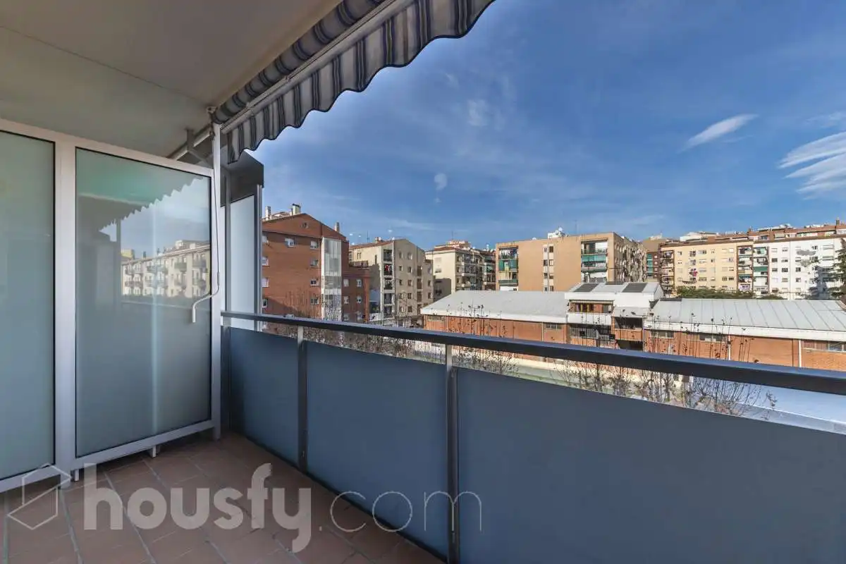 Balcony of Flat for rent in Mataró  with Air Conditioner, Heating and Parquet flooring