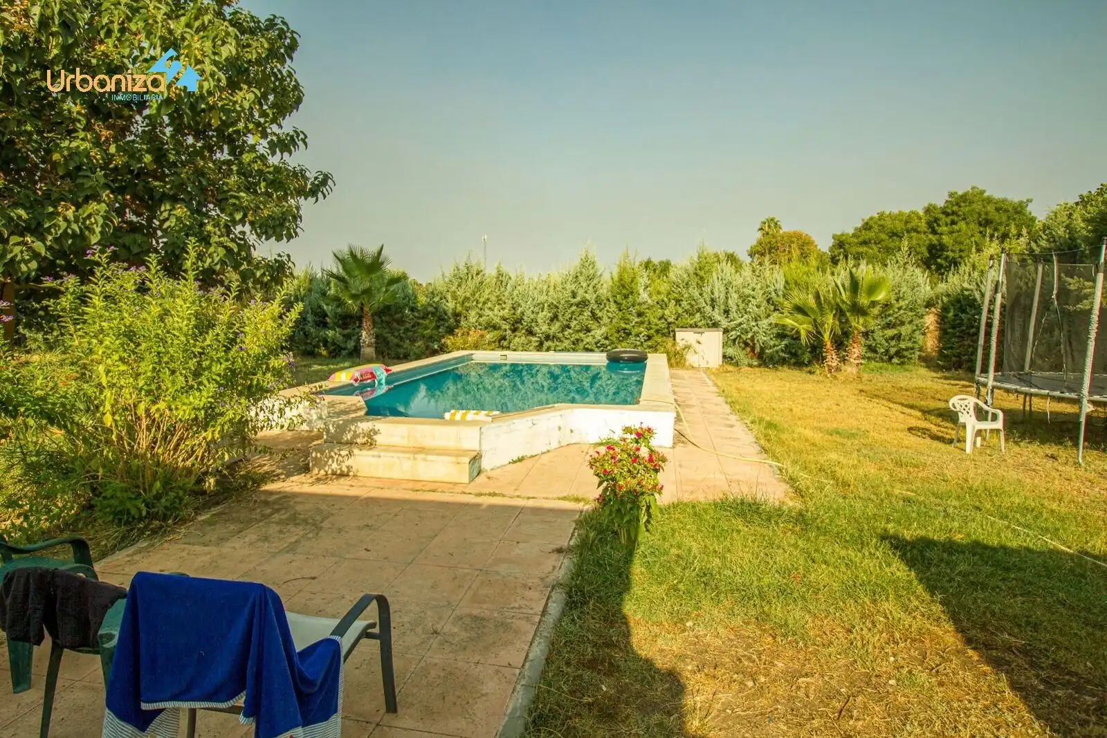 Piscina de Casa o chalet en venta en Badajoz con Calefacción, Jardín privado y Terraza