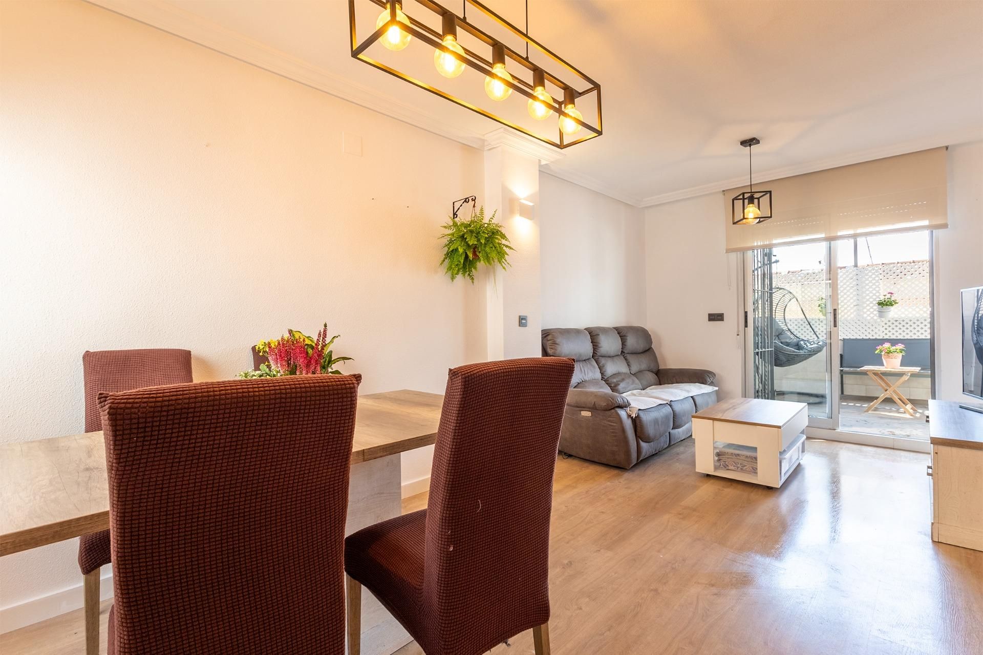 Living room of Attic for sale in Alicante / Alacant  with Air Conditioner and Terrace