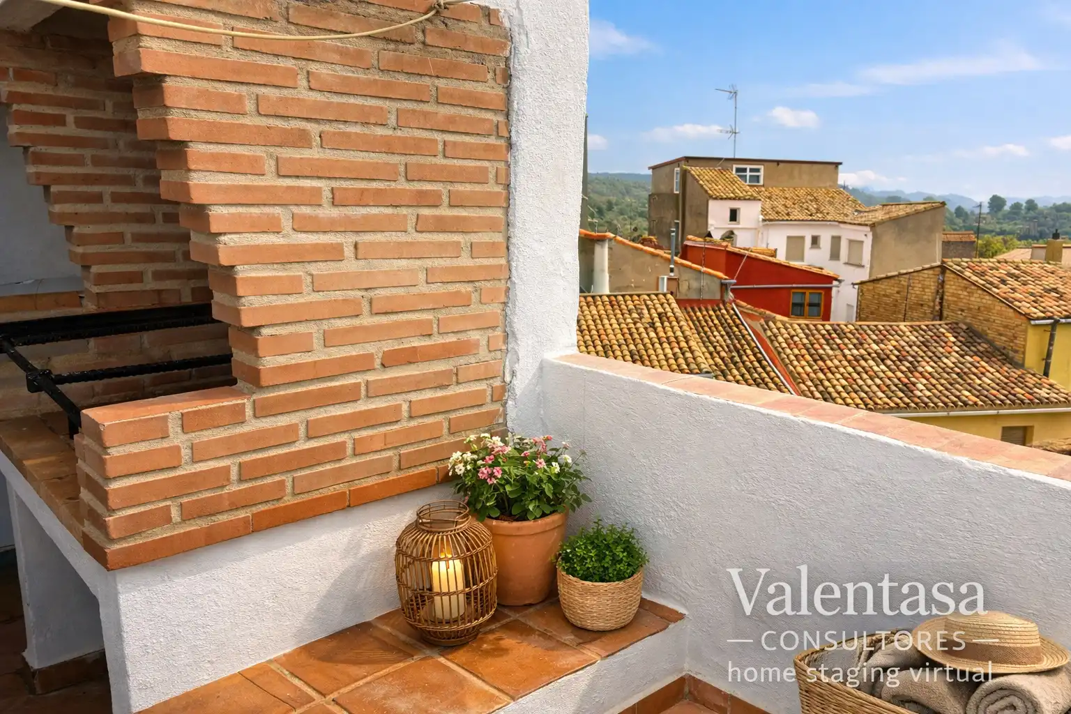 Terraza de Casa adosada en venta en Siete Aguas con Calefacción, Terraza y Amueblado