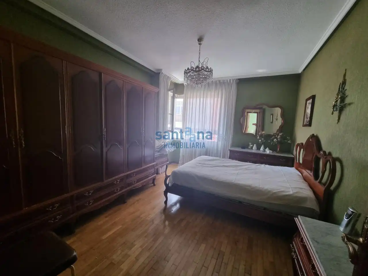 Bedroom of Flat for sale in León Capital   with Heating, Parquet flooring and Terrace