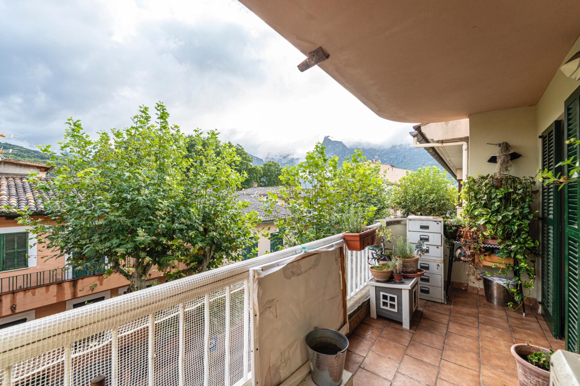 Balcony of Flat for sale in Sóller  with Air Conditioner, Heating and Storage room