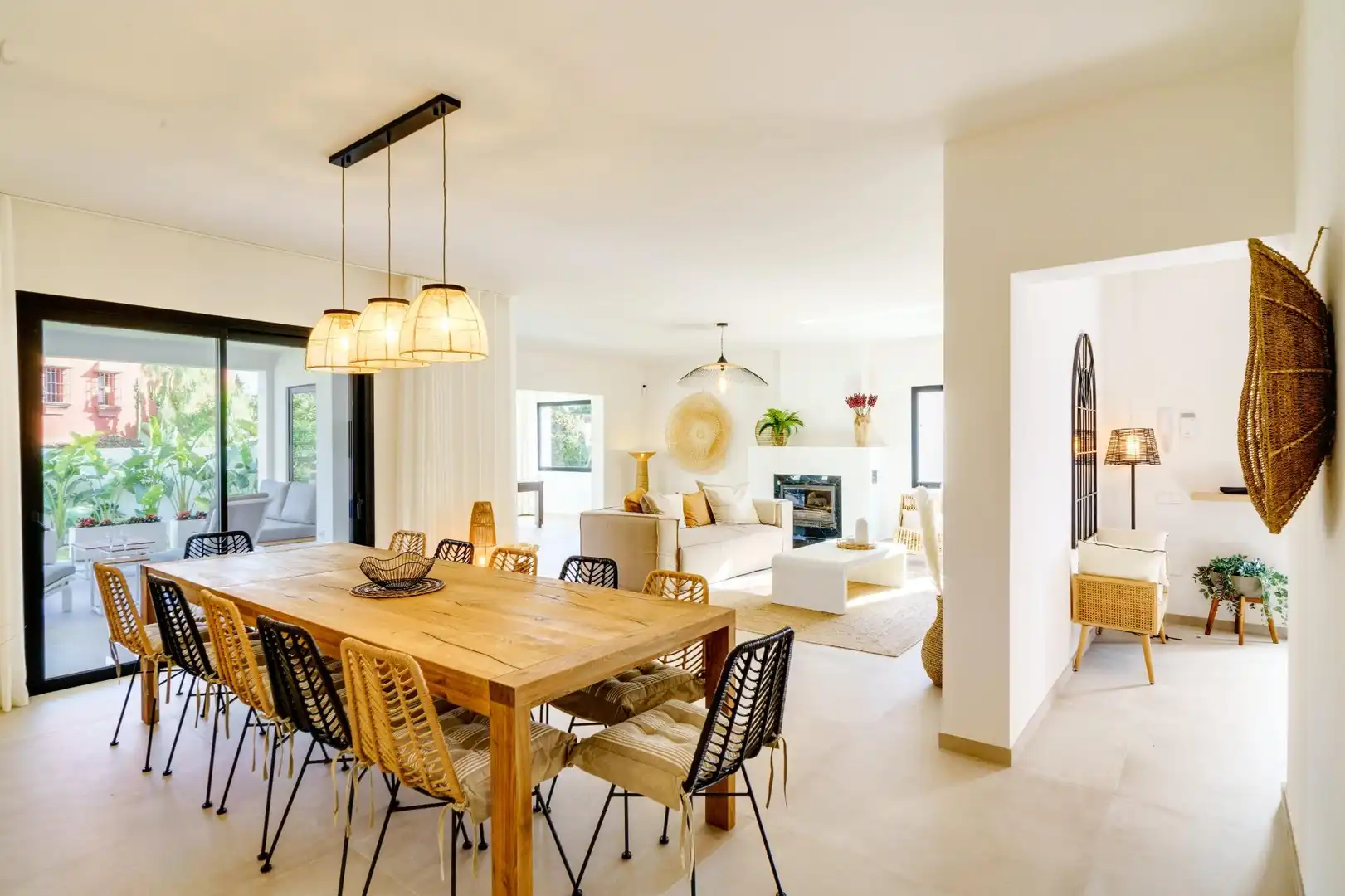 Comedor de Casa o chalet en venta en Marbella con Aire acondicionado, Jardín privado y Terraza