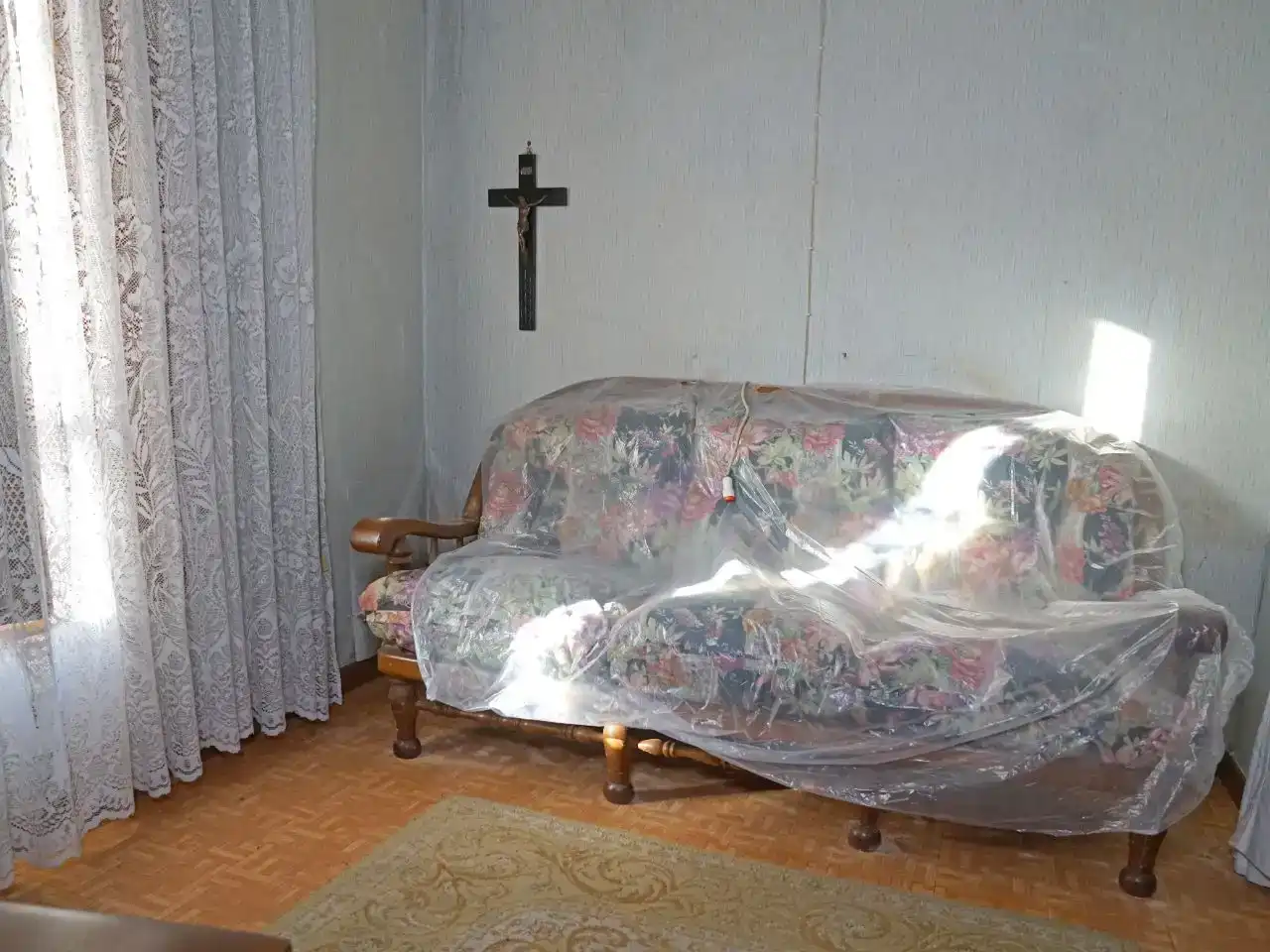 Sala de estar de Finca rústica en venta en Cartes con Balcón