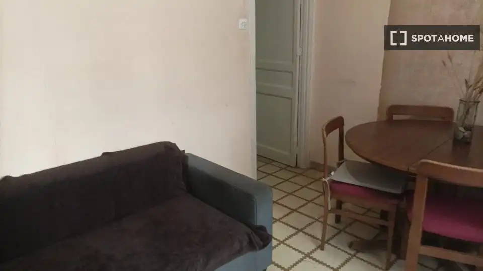 Sala d'estar de Pis de lloguer en Barcelona amb Aire condicionat, Calefacció i Moblat