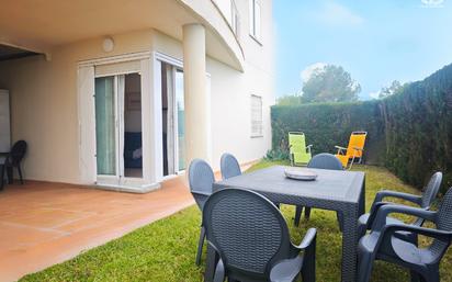 Garden of Apartment to rent in Mont-roig del Camp  with Air Conditioner, Heating and Private garden