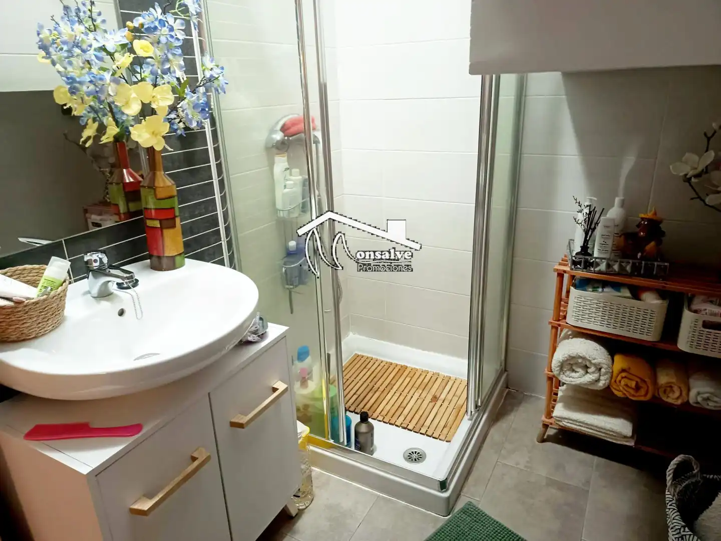 Baño de Casa adosada en venta en Yeles con Aire acondicionado, Calefacción y Jardín privado