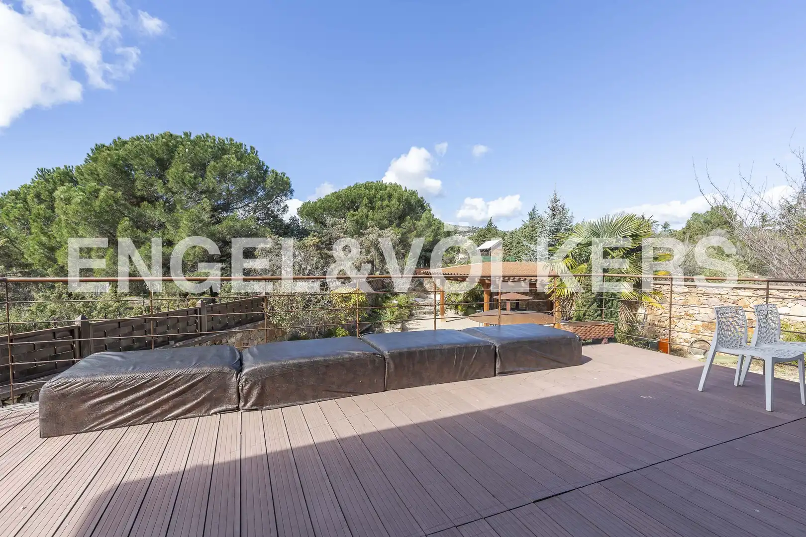 Terraza de Casa o chalet en venta en El Berrueco con Calefacción, Jardín privado y Terraza