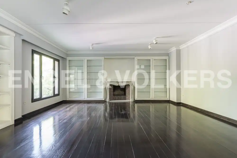 Living room of Houses for rent in Pozuelo de Alarcón  with Air Conditioner, Heating and Private garden