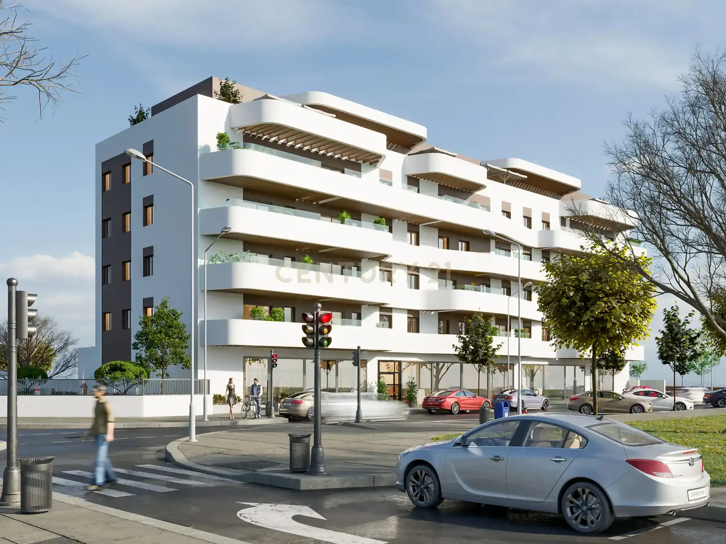 Vista exterior de Apartament en venda en Mijas amb Aire condicionat, Jardí privat i Traster