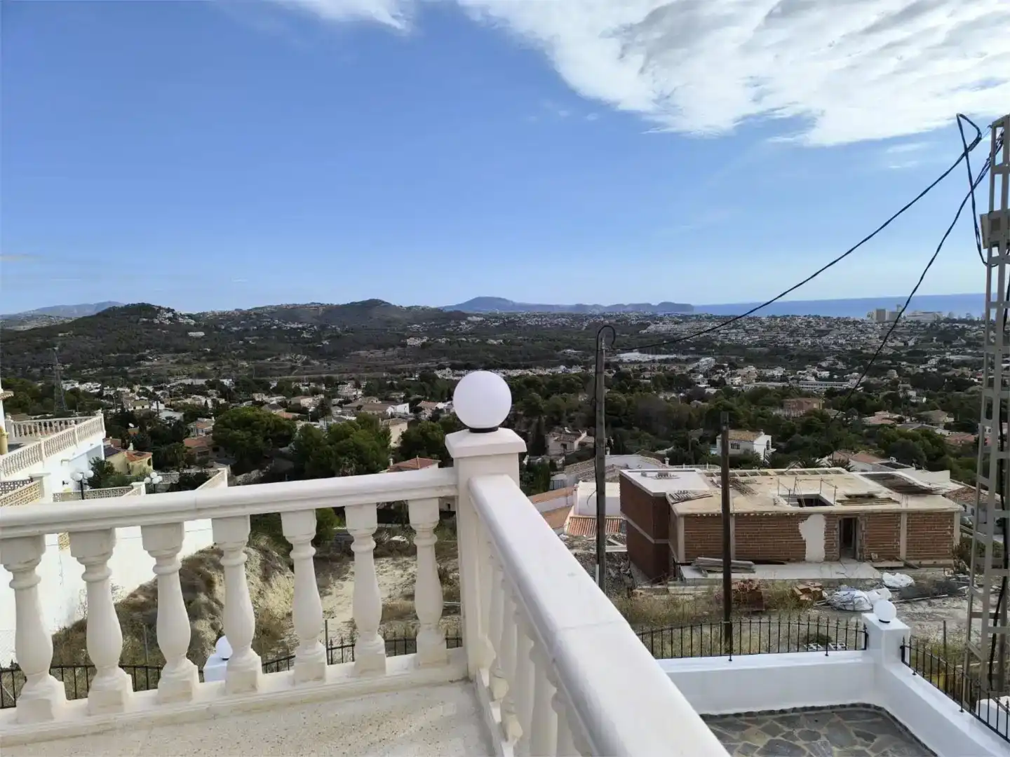 Exterior view of Flat for sale in Calpe / Calp  with Air Conditioner, Private garden and Swimming Pool