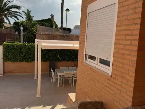 Terraza de Casa o chalet en venta en Sant Joan d'Alacant con Aire acondicionado, Jardín privado y Terraza